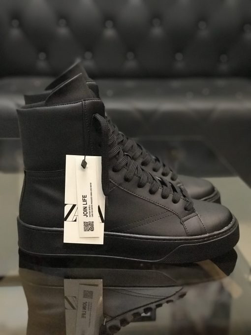 کد 2001 کفش ZARA ونس زارا مشکی مشکی