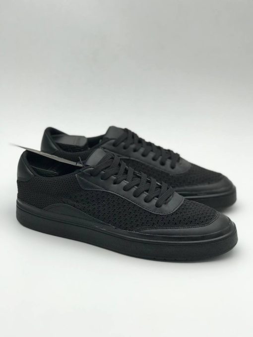 کد 2700 ZARA ونس زارا قلاب بافی مشکی یکدست - تصویر 3