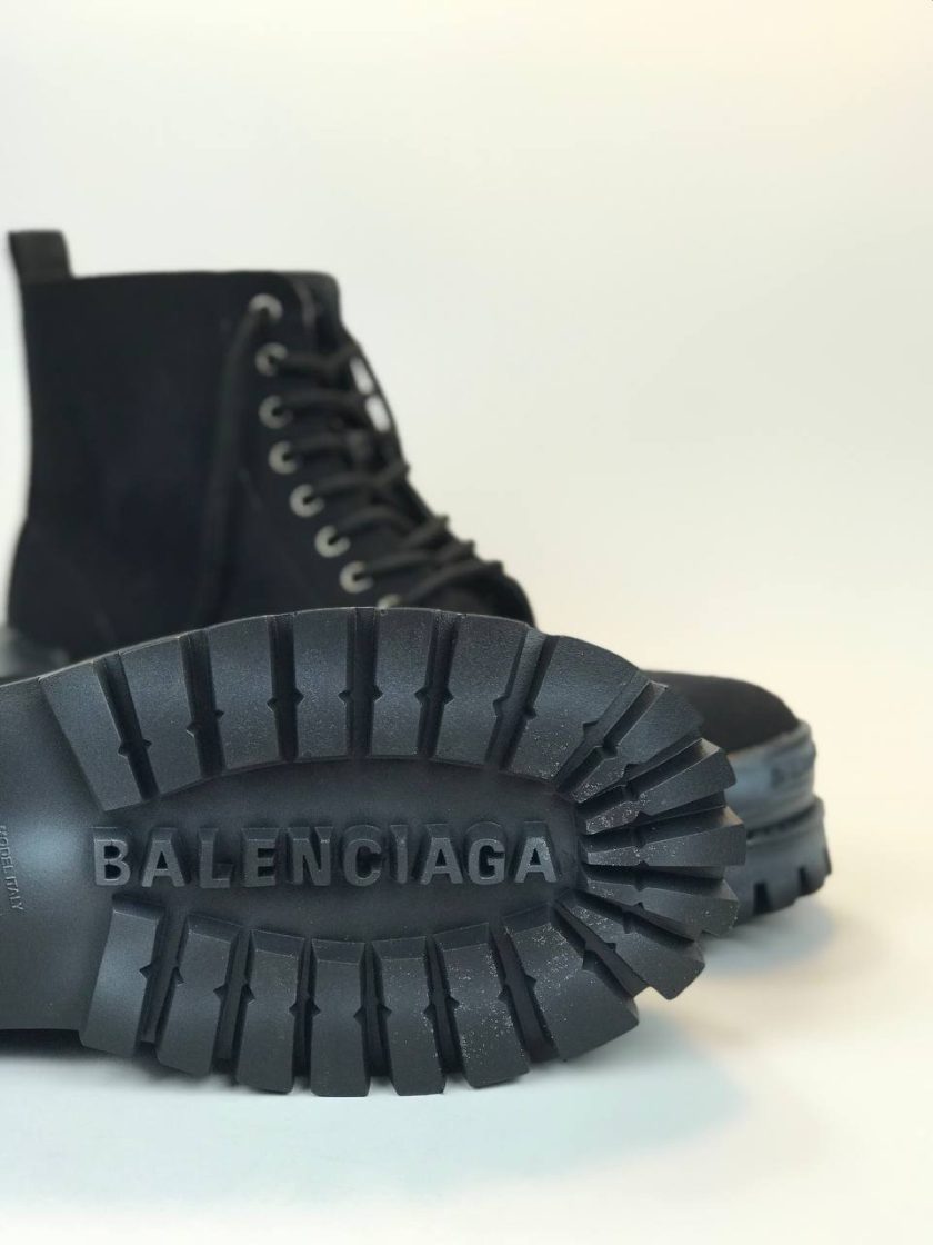 کد 2903 نیم بوت بالنسیاگا BALENCIAGA پارچه جین مشکی - Image 10