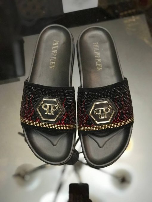 کد 354 صندل فیلیپ پلین PHILIPP PLEIN نگین دار شعله - تصویر 6