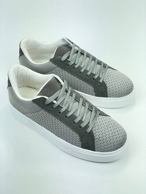 کد 2006 کفش ونس زارا قلاب‌بافی طوسی - تصویر 7