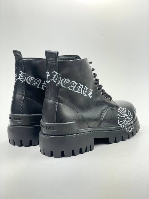 کد 2915 بوت بالنسیاگا BALENCIAGA نقاشی نوشته رومی - تصویر 9