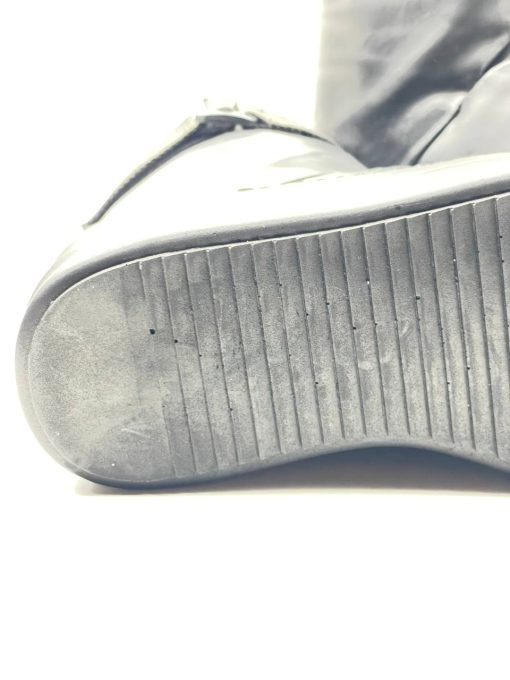 بوت ریک اونز کد 3307 بوت رکاب دار چرم مشکی مات زیره مشکی - تصویر 4