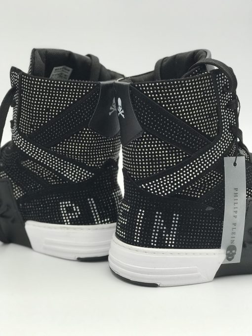 کد 1810 بوت فیلیپ پلین Philipp Plein تمام نگین مشکی - تصویر 8