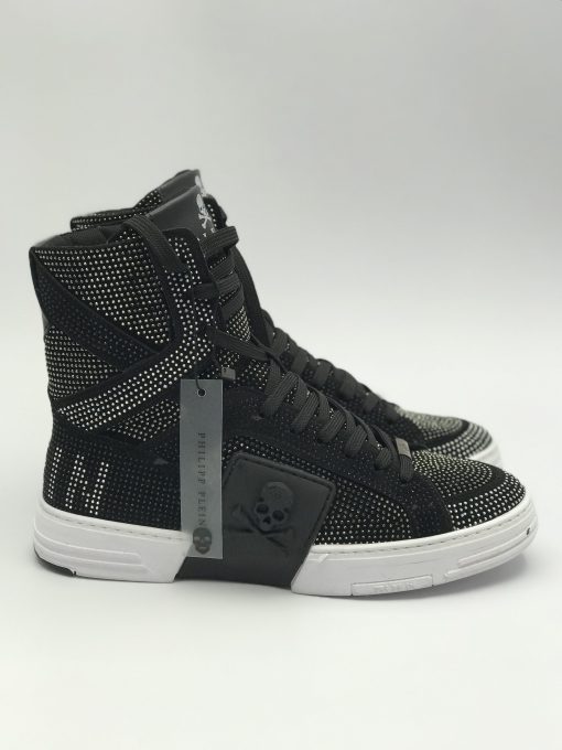 کد 1810 بوت فیلیپ پلین Philipp Plein تمام نگین مشکی - تصویر 11
