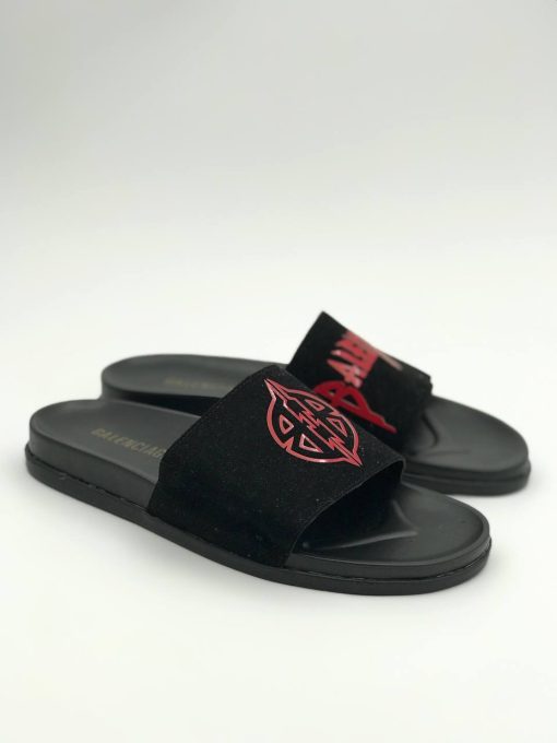 صندل BALENCIGA بالنسیاگا مشکی قرمز - تصویر 2