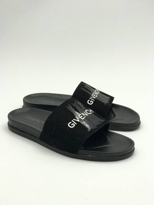 صندل GIVENCHY جیونچی طرح سه سگ دوبرمن مشکی مات و براق