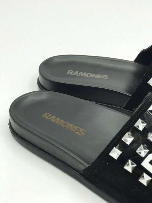 صندل RAMONES رامونس مشکی نقره ای - تصویر 7