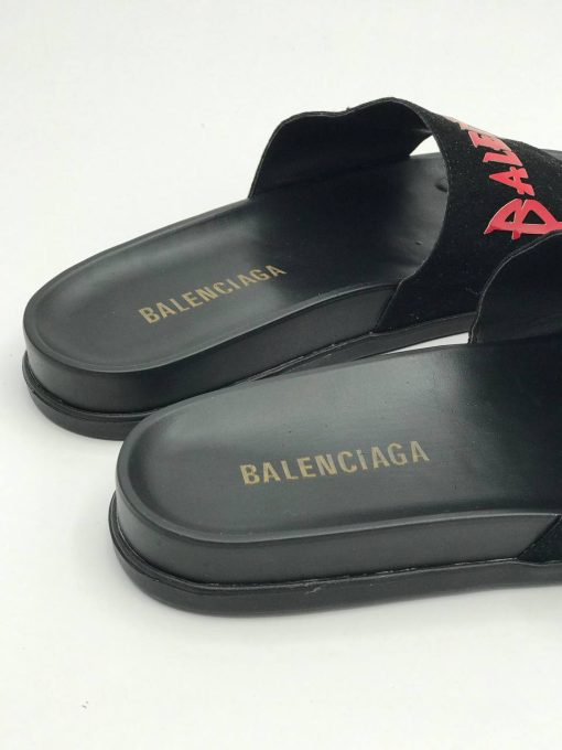 صندل BALENCIGA بالنسیاگا مشکی قرمز - تصویر 7