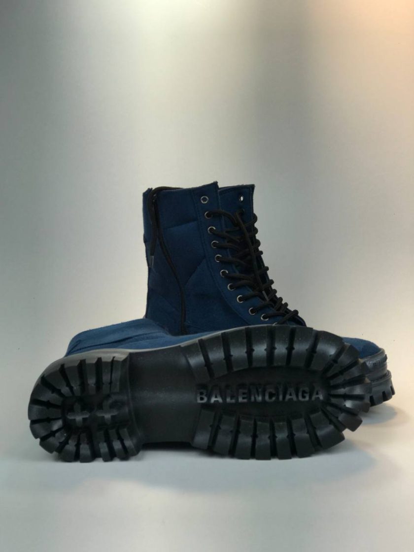 کد 2900 بوت بالنسیاگا BALENCIAGA پارچه ابی جین - Image 7