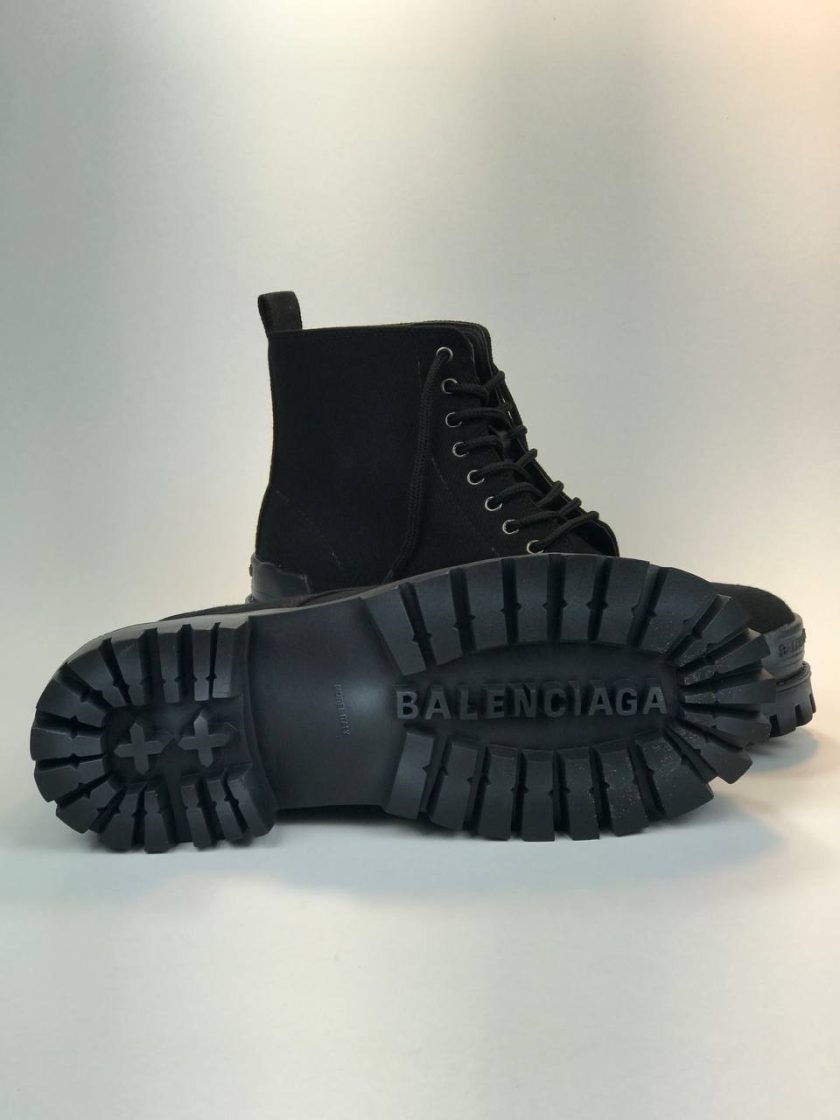 کد 2903 نیم بوت بالنسیاگا BALENCIAGA پارچه جین مشکی - Image 4