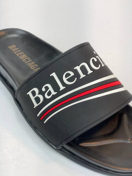 صندل BALENCIAGA بالنسیاگا موج مشکی سفید قرمز - Image 2