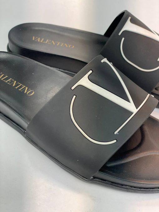 صندل VALENTINO ولنتینو مشکی سفید - تصویر 3