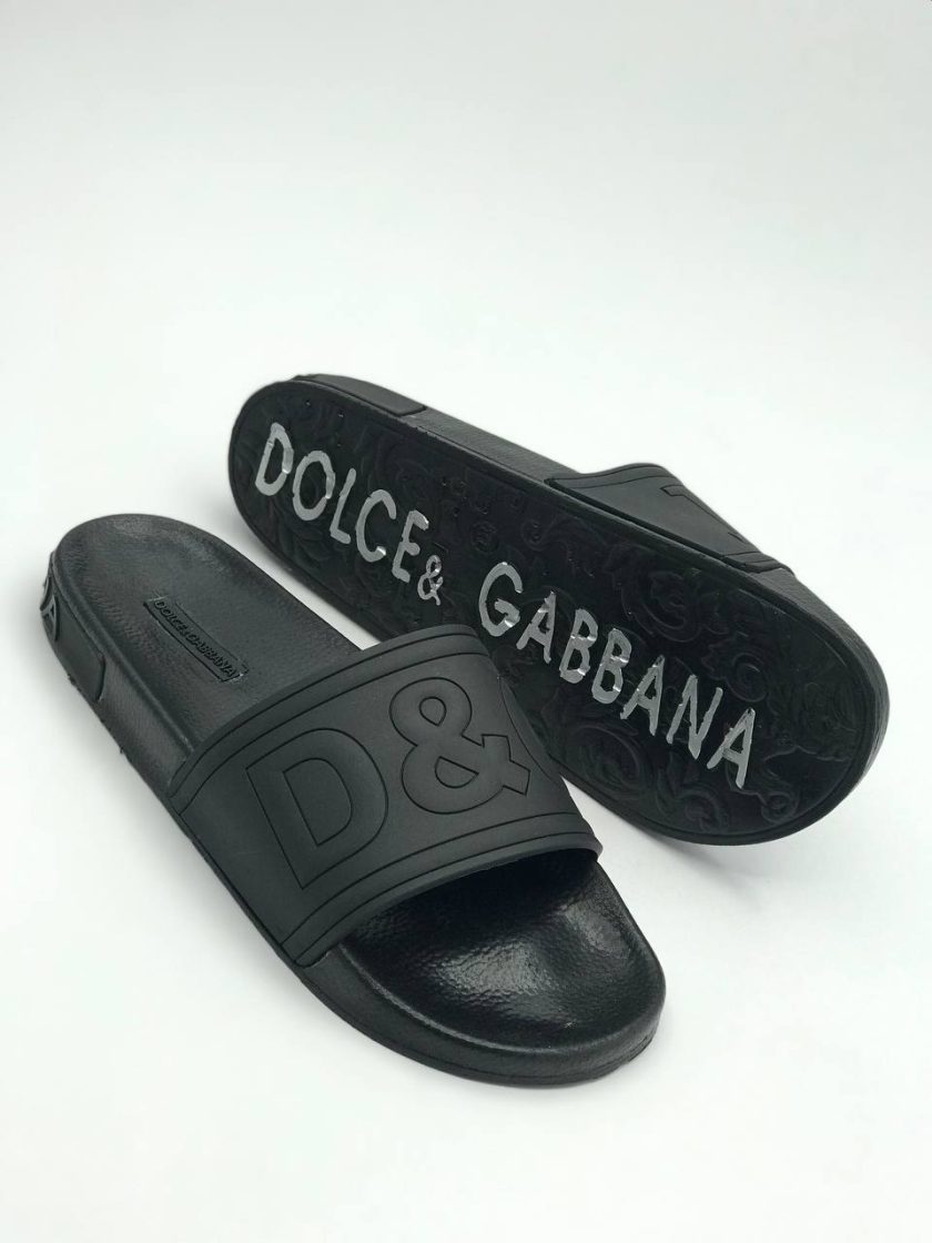 کد 1600 صندل dolce & gabbana مشکی یکدست D&G 1984 - Image 5