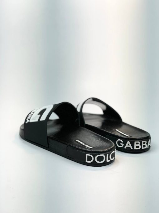 صندل Dolce & Gabbana DG مشکی یکدست - تصویر 10